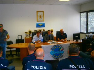 Reparto Prevenzione Crimine Lazio - Assemblea CONSAP del 4 settembre 2015. Gianluca Guerrisi, Massimo Vannoni e Andrea De Meo