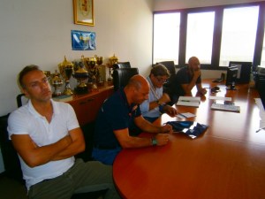 Reparto Prevenzione Crimine Lazio - Assemblea CONSAP del 4 settembre 2015. Federico Roberti, Claudio Astorino, Massimo Vannoni e Andrea De Meo