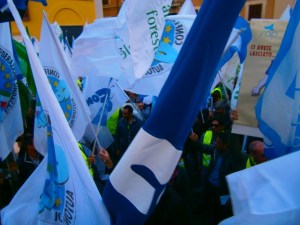 Manifestazione CONSAP contro il blocco Contratto Ottobre 2015 Manifestazione CONSAP contro il blocco Contratto Ottobre 2015