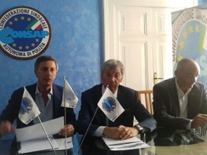 Giorgio Innocenzi (Consap) e il Consigliere Regione Lazio Michele Baldi