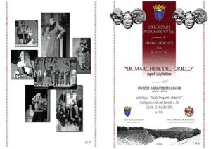 Locandina "Er Marchese del Grillo" di Luigi Galdiero