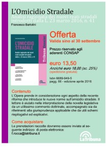 "L'Omicidio Stradale" di Francesco Bartolini 