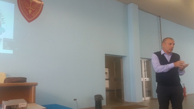 Le fasi dell'assemblea sindacale CONSAP al I° Reparto Mobile di Roma