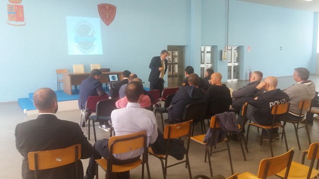 Le fasi dell'assemblea sindacale CONSAP al I° Reparto Mobile di Roma