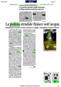 Articolo del Corriere della Sera
