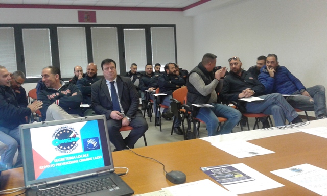 Assemblea Sindacale CONSAP al Reparto Prevenzione Crimine Lazio