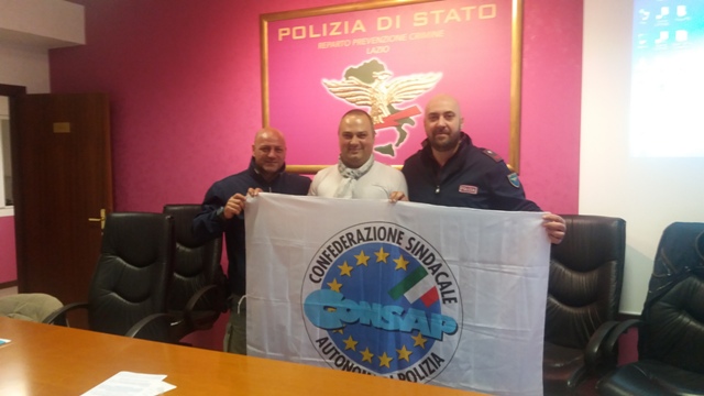Assemblea Sindacale CONSAP al Reparto Prevenzione Crimine Lazio, la nuova Segreteria Locale con Castelli, De Meo e Astorino