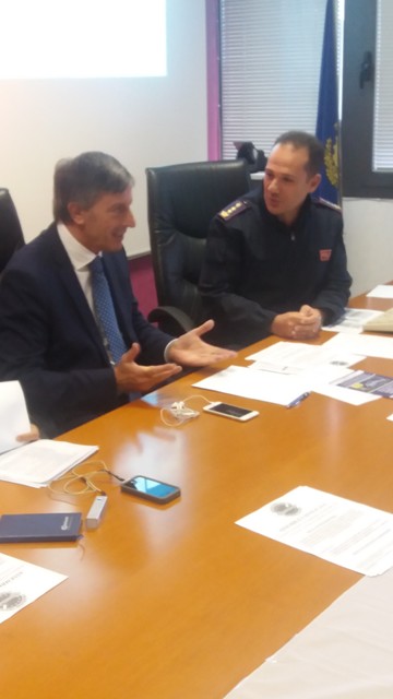 Assemblea Sindacale CONSAP al Reparto Prevenzione Crimine Lazio, il saluto del Dirigente del Reparto dr. Federico Zaccaria