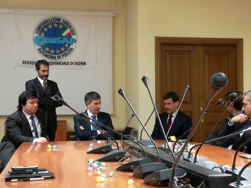 Riordino delle Carriere e Contratto, Ispettorato P.S. Palazzo Chigi, partecipata assemblea sindacale alla presenza del Segretario Generale Nazionale Giorgio Innocenzi