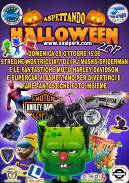 Aspettando Halloween, domenica 29 ottobre 2017 all'Oasi Park ore 15.30
