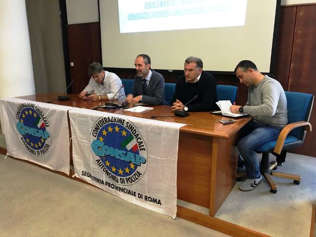 Polizia Stradale, Compartimento Lazio e Sezione Roma, partecipata assemblea sindacale CONSAP