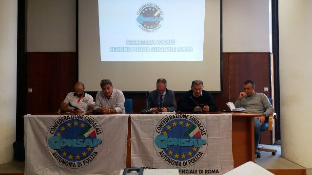 Polizia Stradale, Compartimento Lazio e Sezione Roma, partecipata assemblea sindacale CONSAP