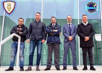 Assemblea Sindacale CONSAP alla Banda Musicale, nella foto da sinistra: Celestino, Profili, Guerrisi, Spagnoli e Turicchi