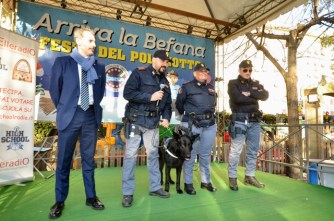 Arriva la BEFANA Festa DEL POLIZIOTTO CONSAP 2018, sul palco il Reparto Cinofili della Polizia di Stato Questura di ROMA