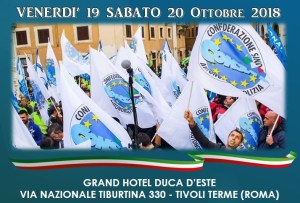 Congresso Nazionale CONSAP - Grand Hotel Duca d’Este 19/20 Ottobre 2018