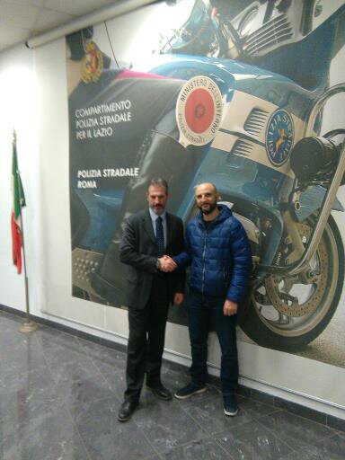 Nella foto da sinistra: il Segretario Generale di Roma Guerrisi con il Coordinatore Provinciale Quaglieri