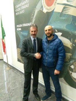 Nella foto da sinistra: il Segretario Generale di Roma Guerrisi con il Coordinatore Provinciale Quaglieri