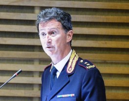 Il Dirigente Generale dr Michele Rocchegiani, Direttore dell'Ispettorato di Pubblica Sicurezza presso la Presidenza del Consiglio dei Ministri