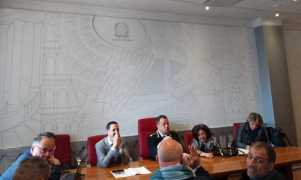 Sala Prisco Palumbo della Questura di Roma, Ing. Di Romualdo, dr Improta e dott.ssa Macrì