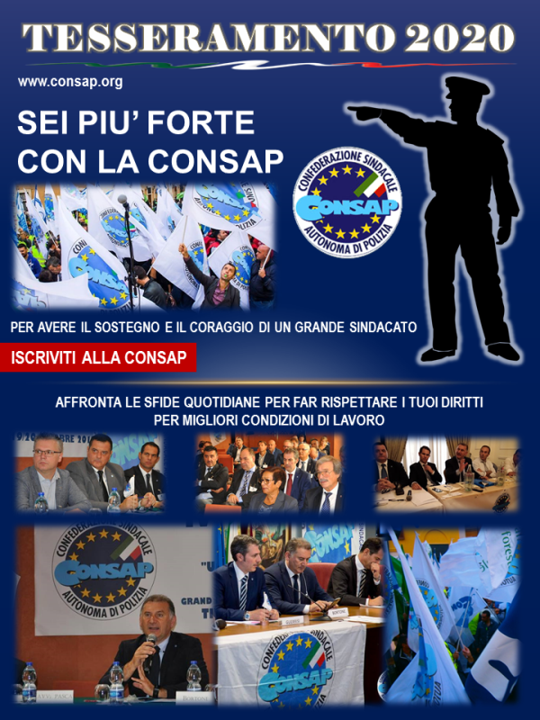 Campagna Tesseramento CONSAP 2020