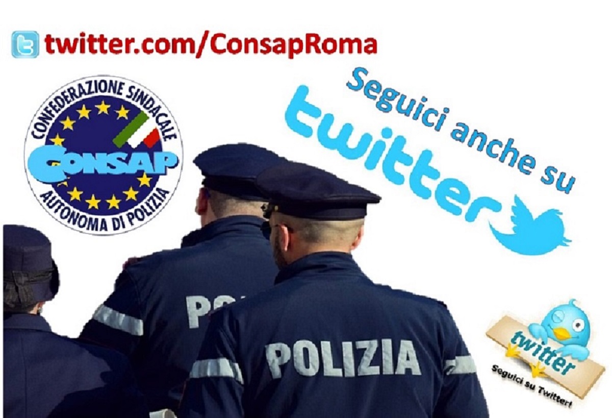 Seguici su TWITTER @CONSAP Roma