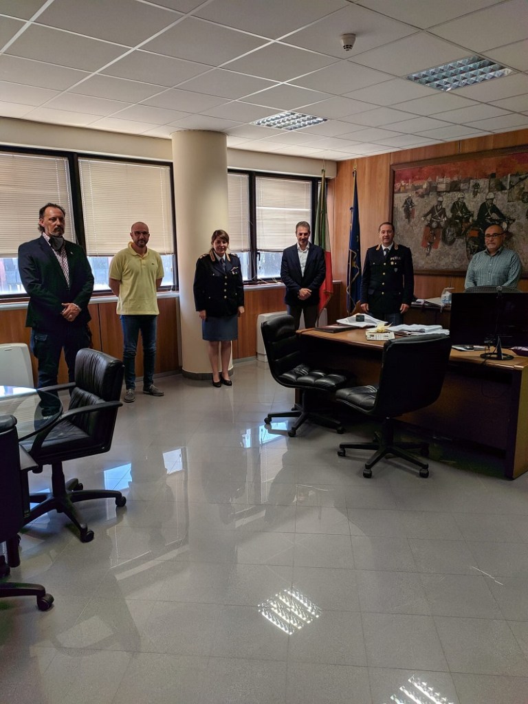 Compartimento Polizia Stradale Lazio - Incontro CONSAP dr Teseo DE SANCTIS