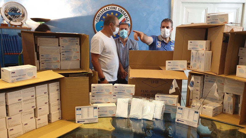 Mascherine di Protezione Omaggio per i poliziotti della CONSAP