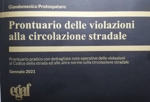 Prontuario delle violazioni alla circolazione stradale - Egaf 2021