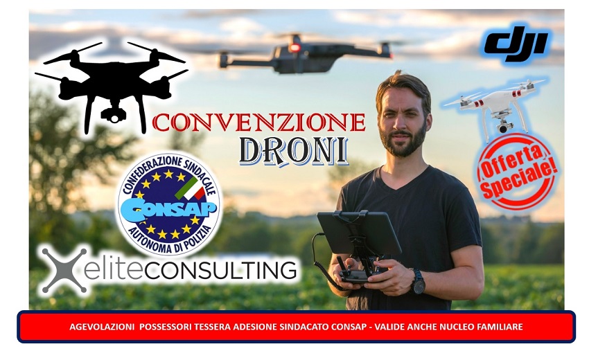 Convenzione DRONI - CONSAP ROMA