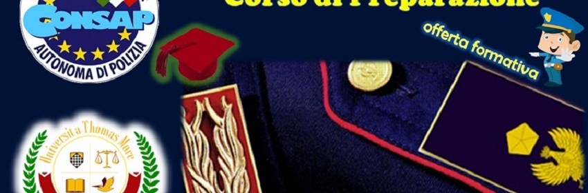 Corso di Preparazione Concorso Vice Ispettore - CONSAP -