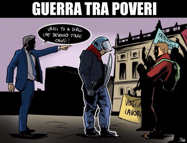 GUERRA TRA POVERI - La Carezza della Madama