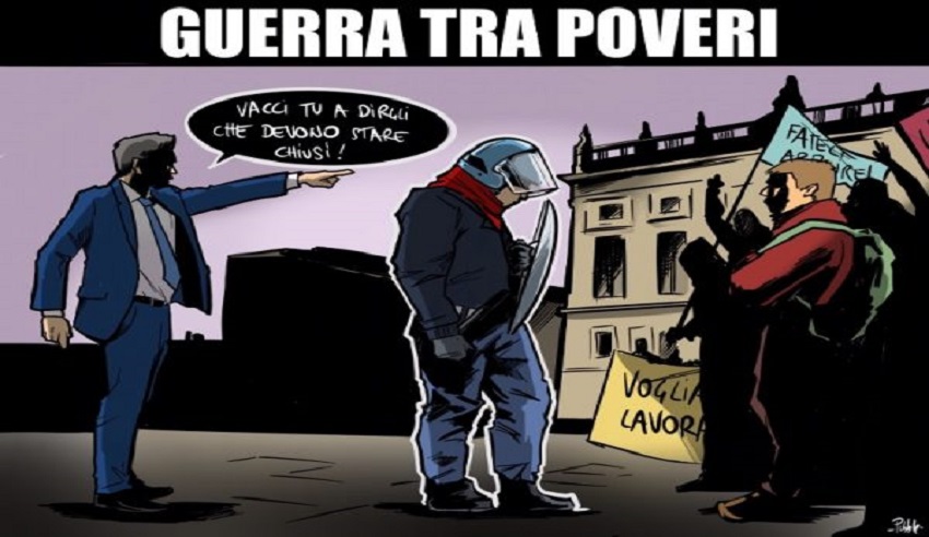 GUERRA TRA POVERI - La Carezza della Madama