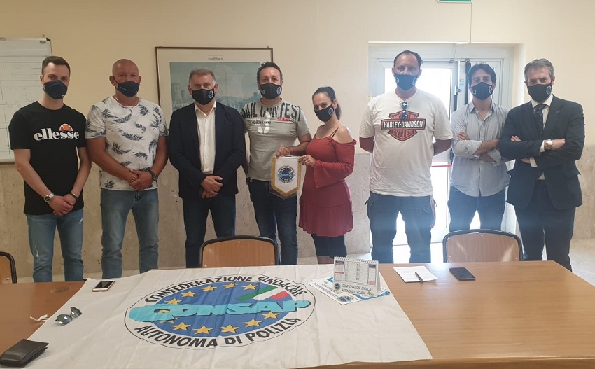 Assemblea CONSAP alla Polizia di Frontiera Marittima a Civitavecchia (RM)
