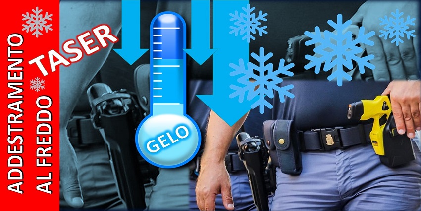Addestramento TASER al Freddo - CONSAP Roma Sindacato