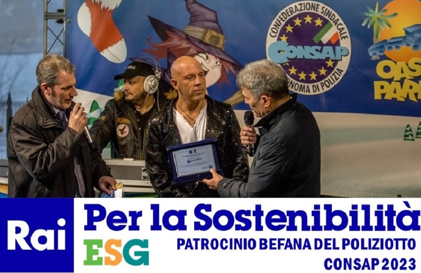 RAI PER LA SOSTENIBILITA' - PATROCINIO BEFANA DEL POLIZIOTTO CONSAP 2023