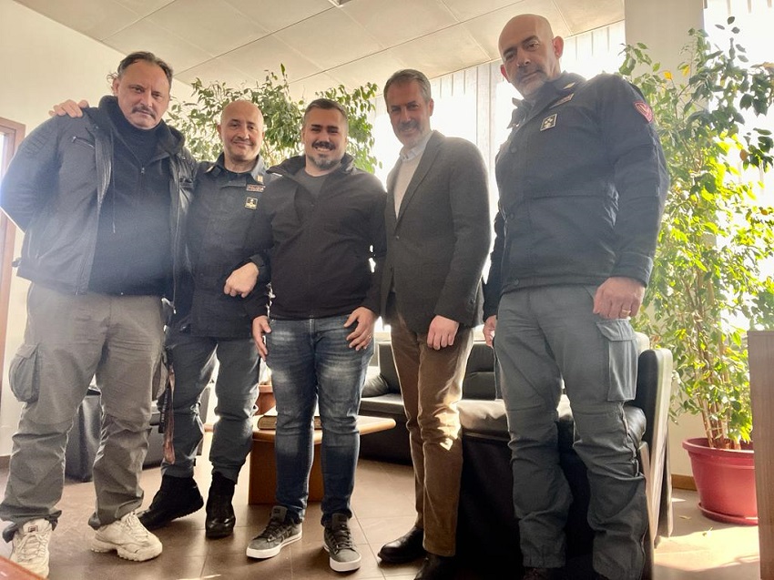 INCONTRO DR FABIO ABIS REPARTO MOBILE ROMA - CONSAP SINDACATO POLIZIA