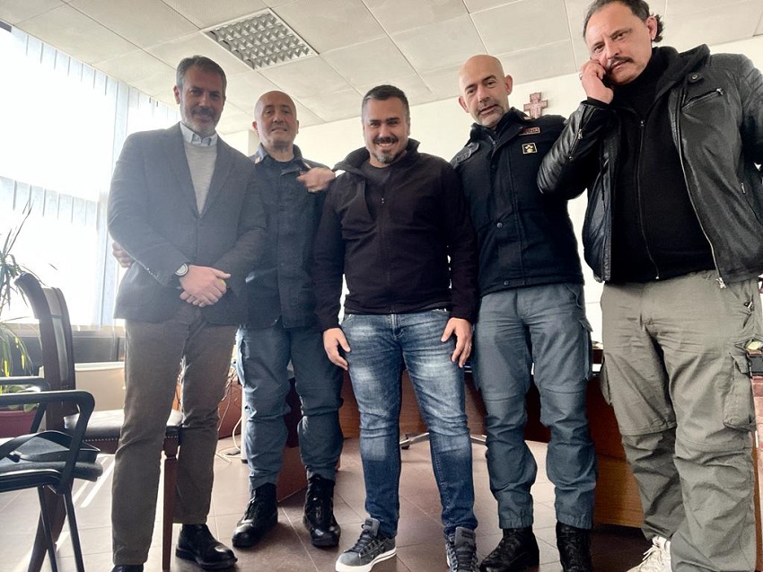 INCONTRO DR FABIO ABIS REPARTO MOBILE ROMA - CONSAP SINDACATO POLIZIA