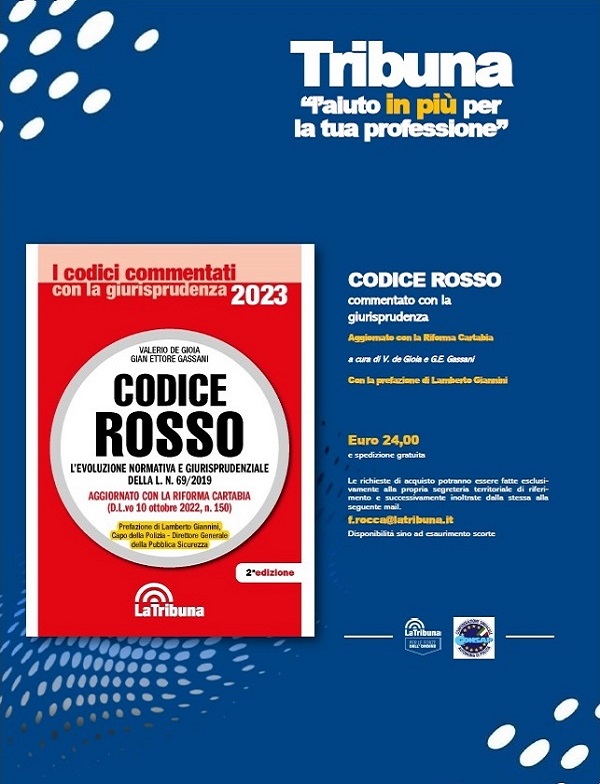 Codice Rosso - Offerta LA TRIBUNA-CONSAP