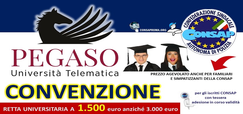 Convenzione CONSAP - UNIPEGASO 2023