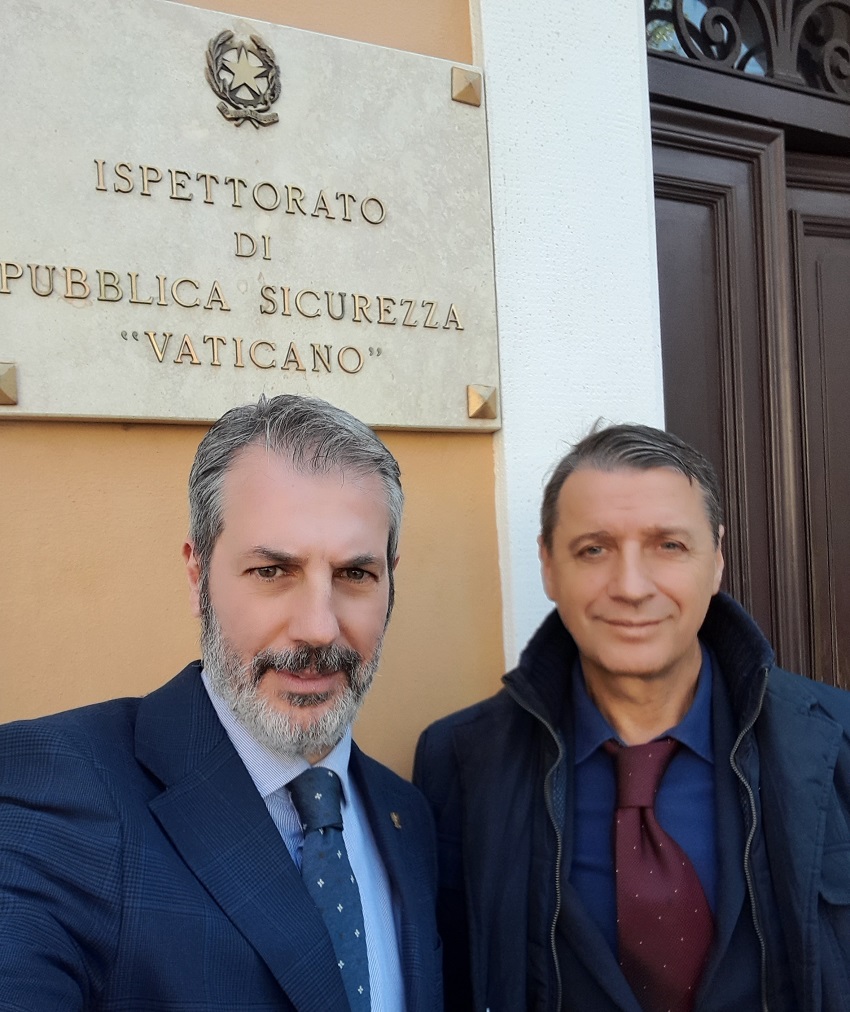 Ispettorato PS VATICANO - Guerrisi e Picano - CONSAP Sindacato Polizia - ROMA