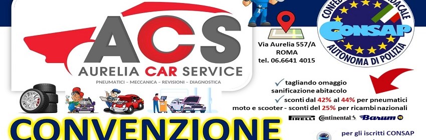 Convenzione CONSAP - AURELIA CAR SERVICE