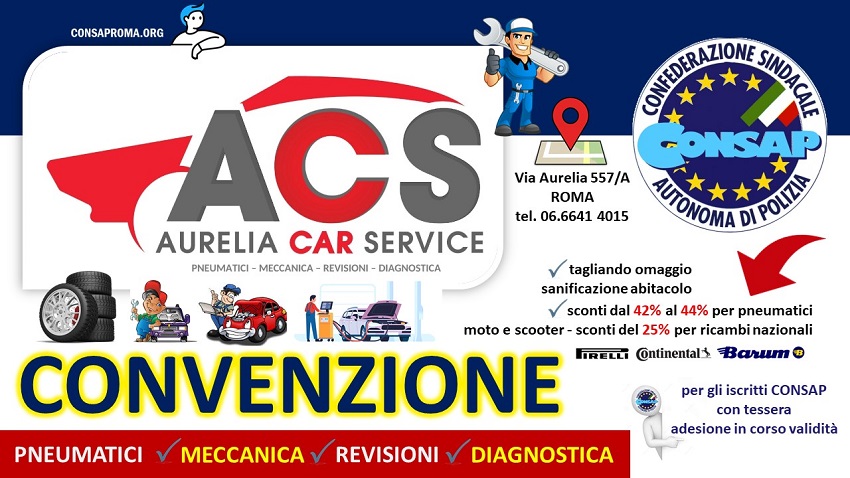 Convenzione CONSAP - AURELIA CAR SERVICE