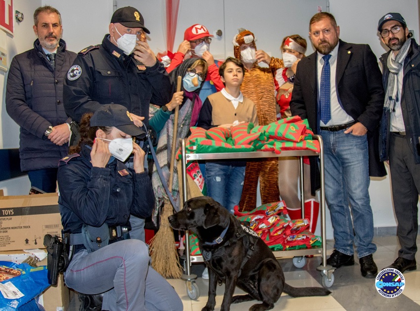 Consegna Calze Befana Ospedale San Camillo - CONSAP