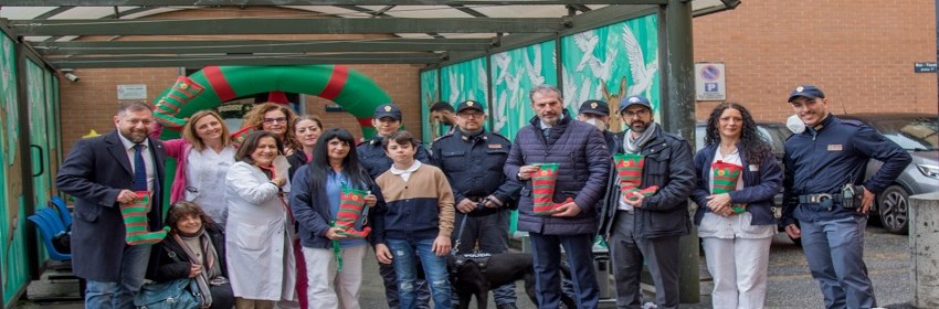 Consegna Calze Befana Ospedale San Camillo - CONSAP