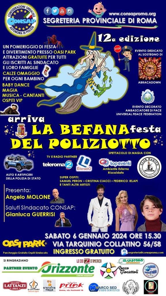 La Befana del Poliziotto 2024