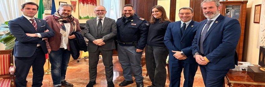 Incontro Federazione FSP con Direttore Ispettorato P.S. Palazzo Chigi dott. Luigi BONAGURA