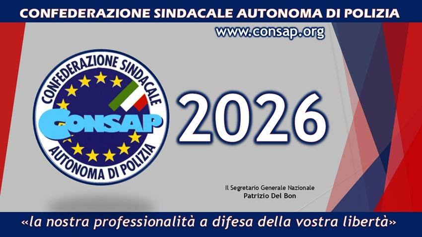 Tessera Adesione CONSAP 2026 - Sindacato di Polizia