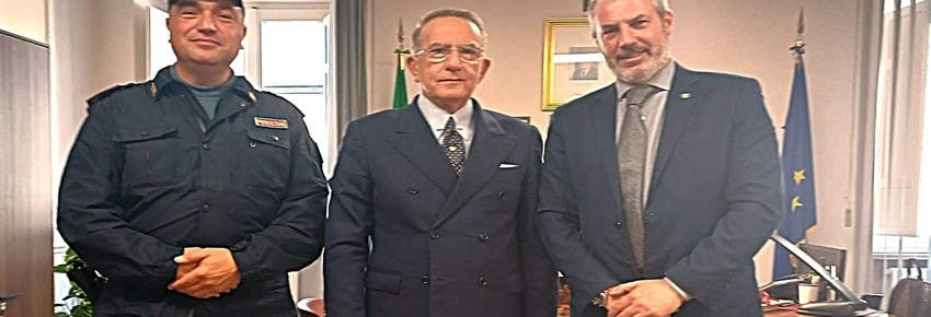 LA CONSAP INCONTRA IL DIRIGENTE ISPETTORATO PS VATICANO DOTT. ANTONINO MESSINEO
